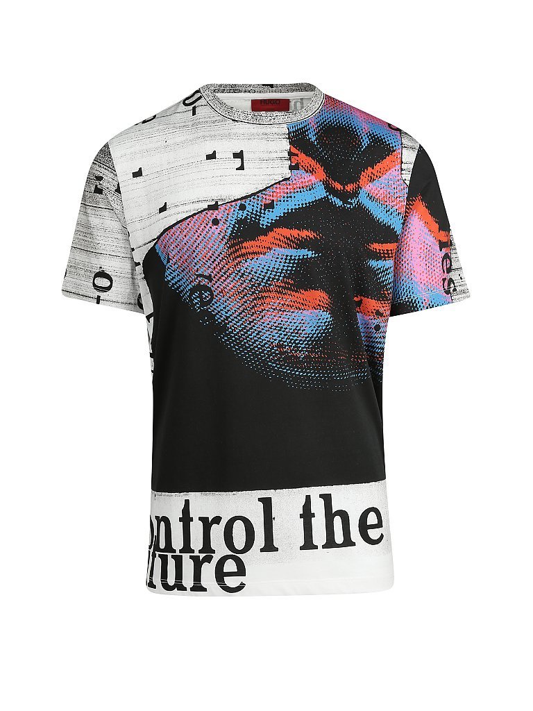 HUGO T Shirt Relaxed Fit Drame weiß | S