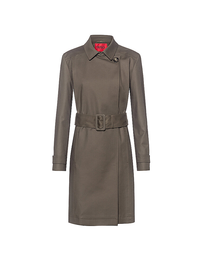HUGO Trenchcoat Makia olive | 36