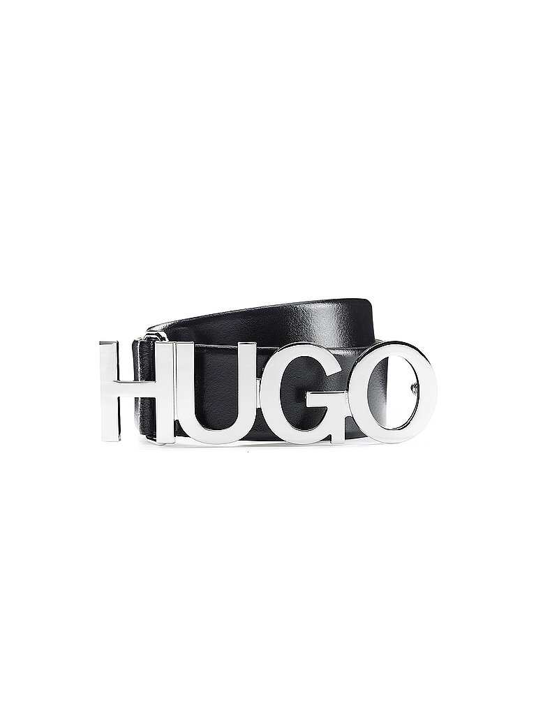 HUGO Ledergürtel Zula schwarz | 85