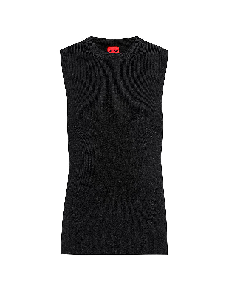 HUGO Stricktop SWOOK schwarz | XS