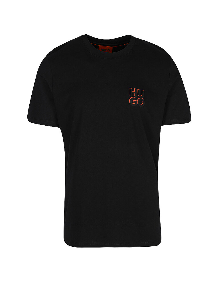 HUGO T-Shirt DIMENTO schwarz | S