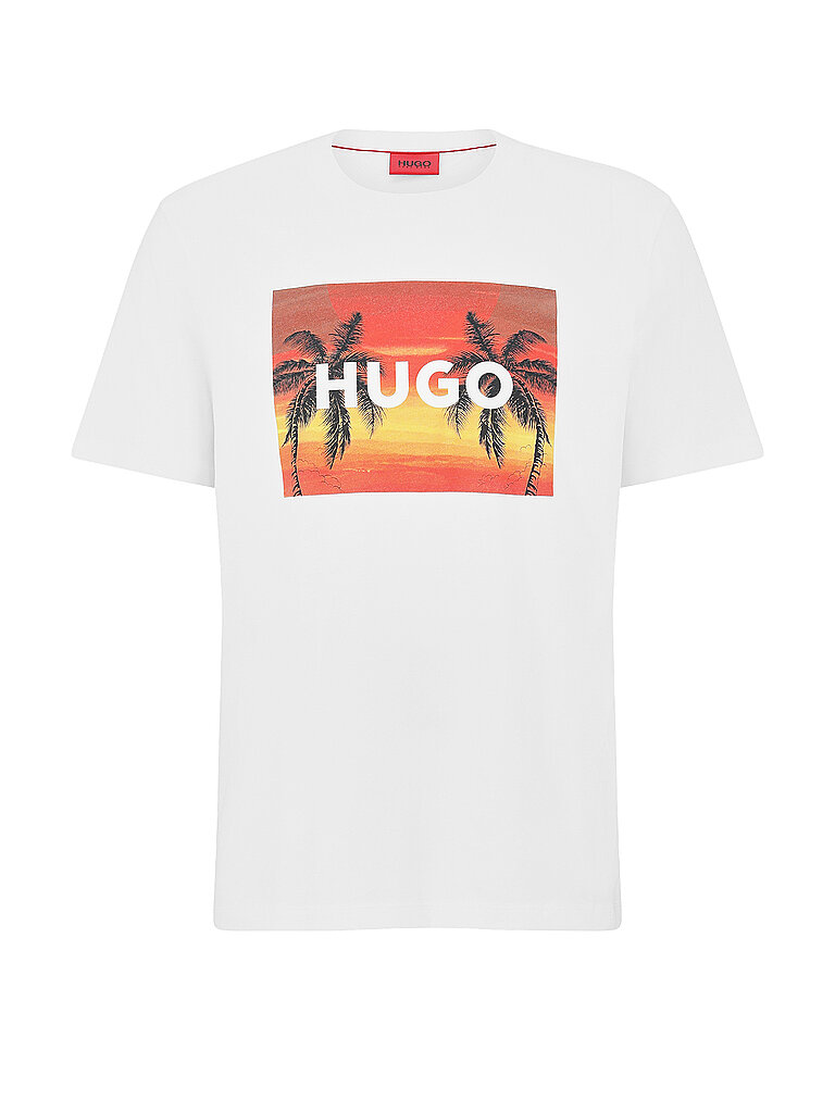 hugo t-shirt weiss | m