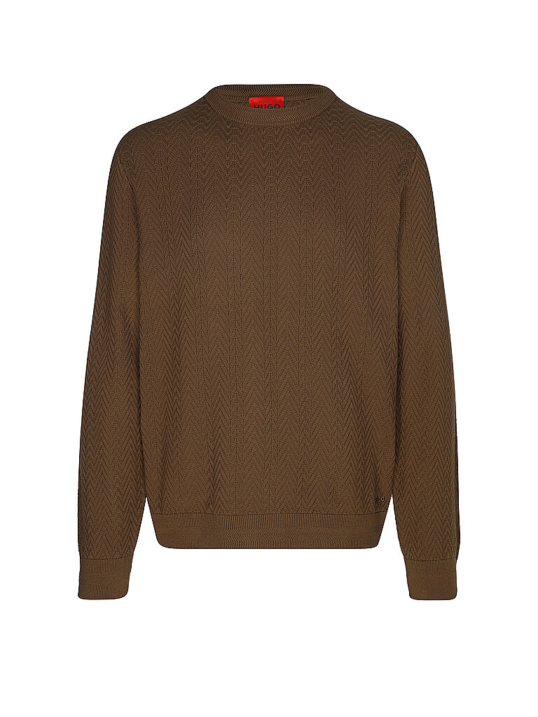 Regular Fit Strickpullover aus reiner Baumwolle Modell SIMO