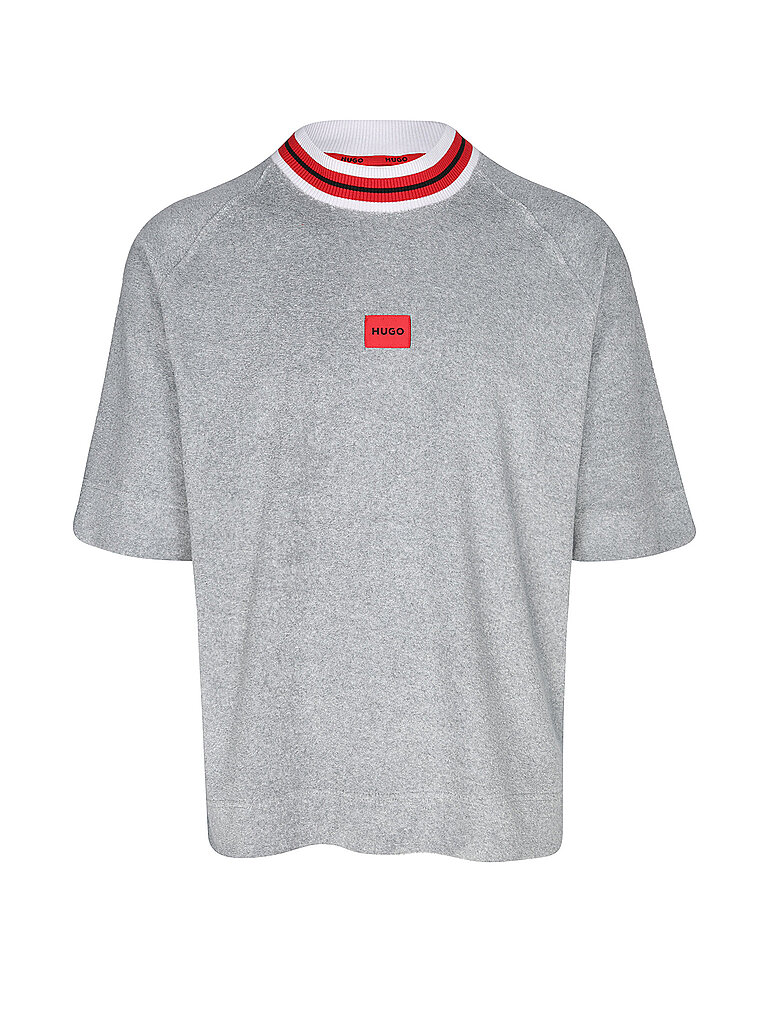 HUGO Loungewear Shirt JAXON hellgrau | M – HUGO