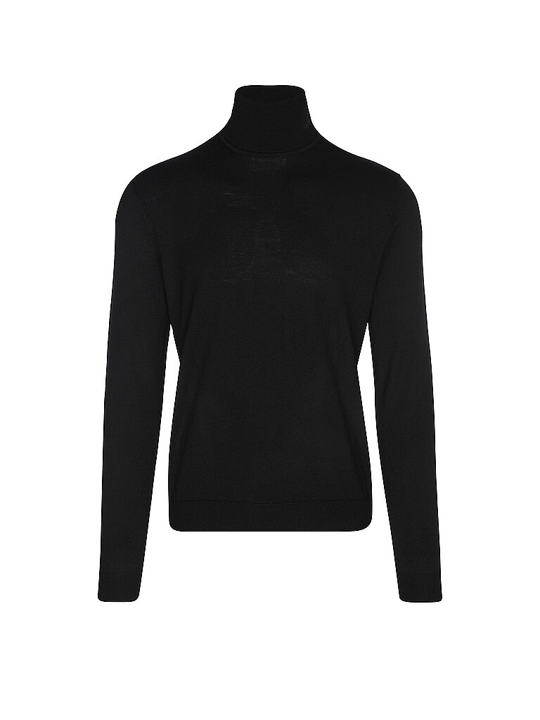HUGO Rollkragenpullover SAN THOMAS schwarz | M