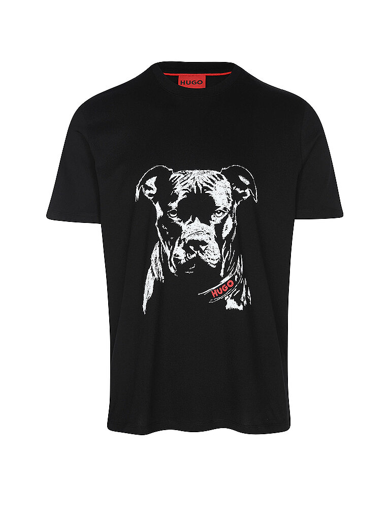 HUGO T-Shirt DUBROX schwarz | L