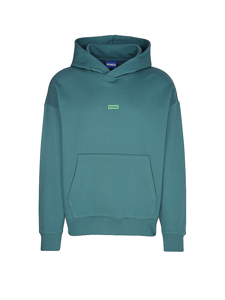 HUGO Kapuzensweater - Hoodie NAZARDO  petrol | M