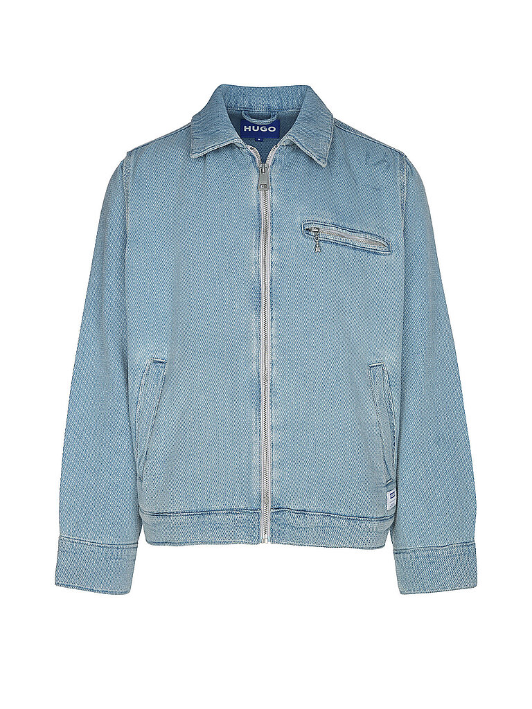 HUGO Jeansjacke ELZO hellblau | M