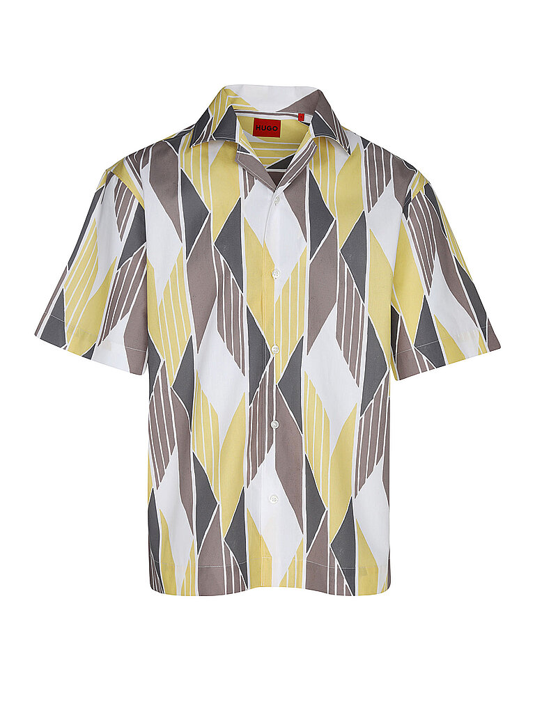 HUGO Hemd Relaxed Fit ESPINO  gelb | M