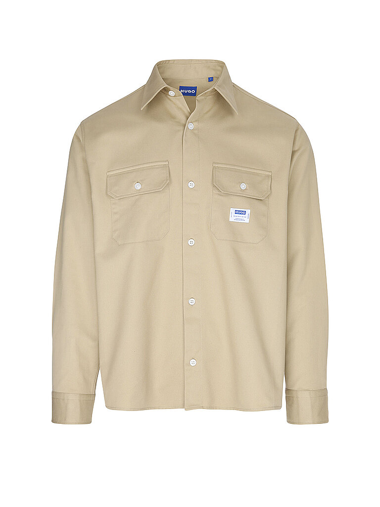 HUGO Overshirt EKYNONE_1 beige | L