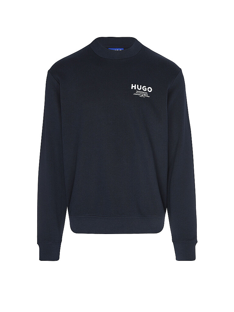 HUGO Sweater  dunkelblau | L