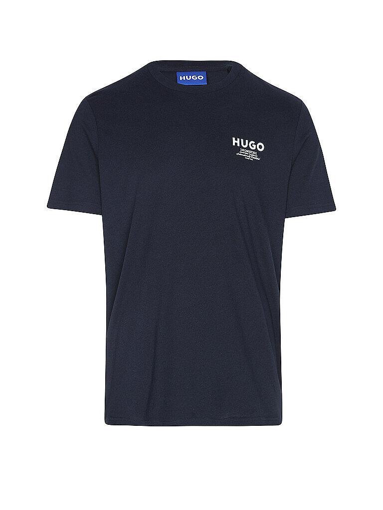 HUGO T-Shirt NESPTEE  dunkelblau | L