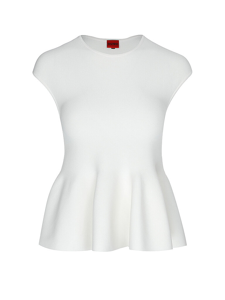 HUGO T-Shirt SIEFATA creme | S