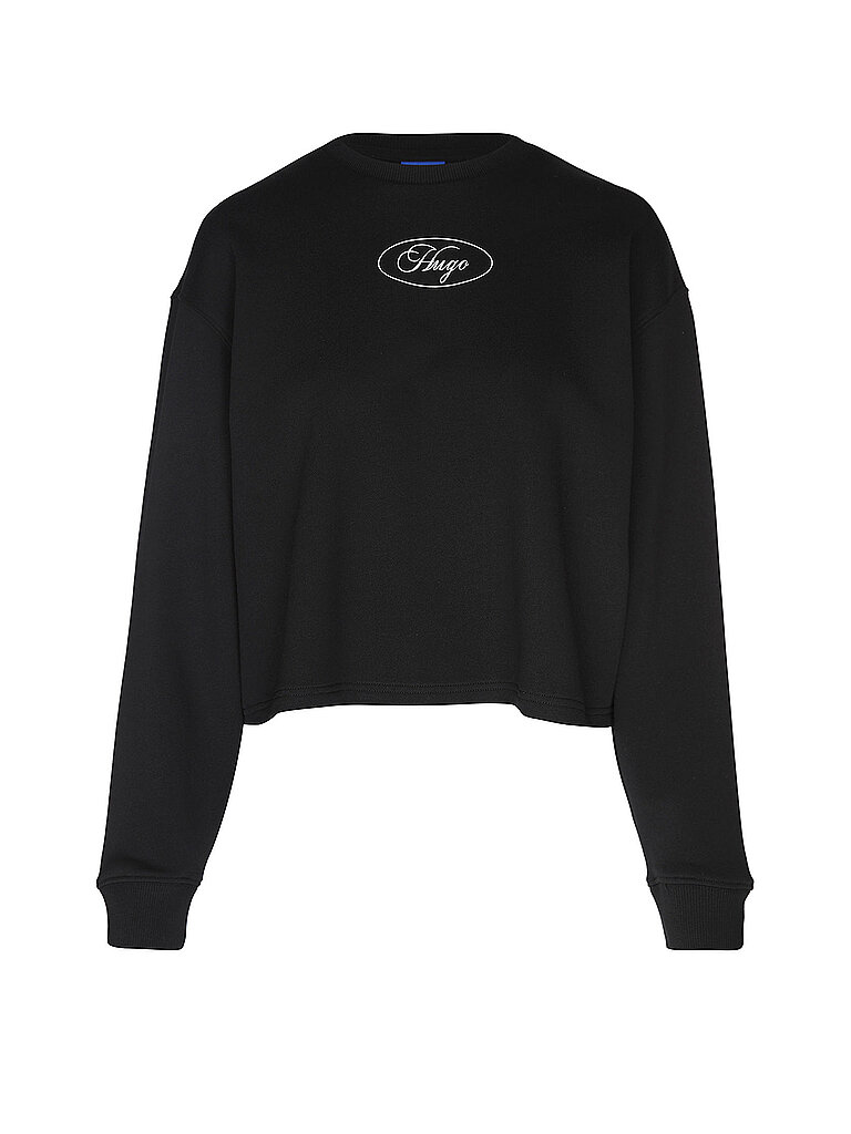 HUGO Sweater schwarz | L