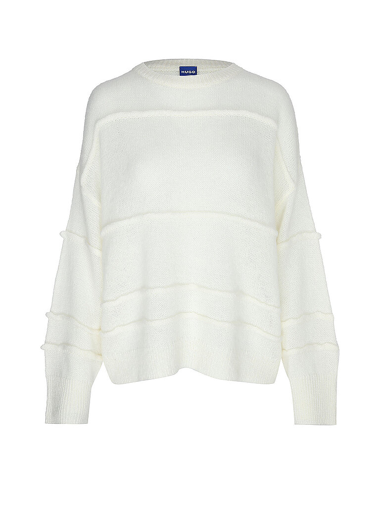 HUGO Pullover  weiss | S