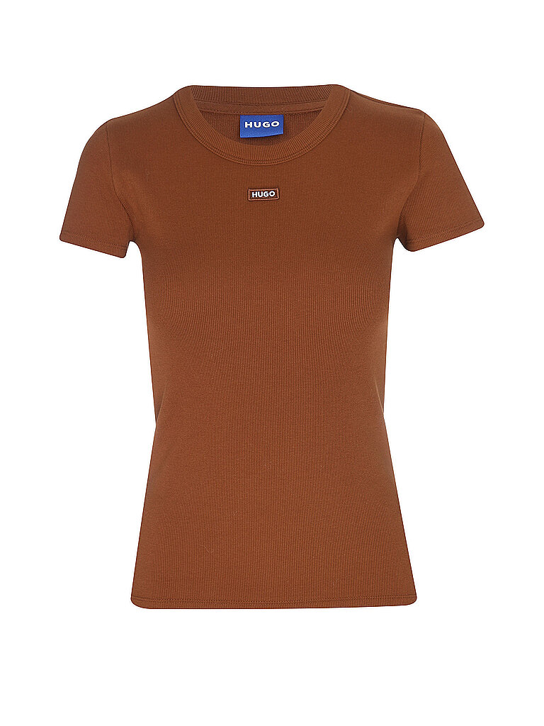 HUGO T-Shirt  braun | S