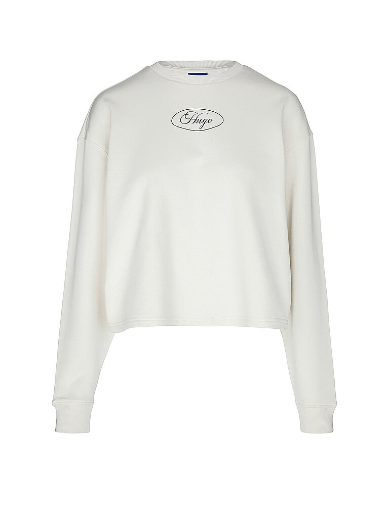 HUGO Sweater weiss | L