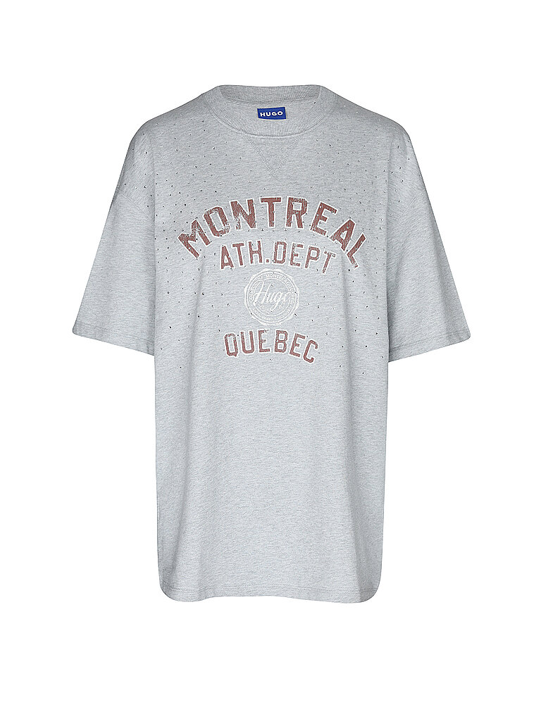 HUGO T-Shirt DAVELEY_B grau | S
