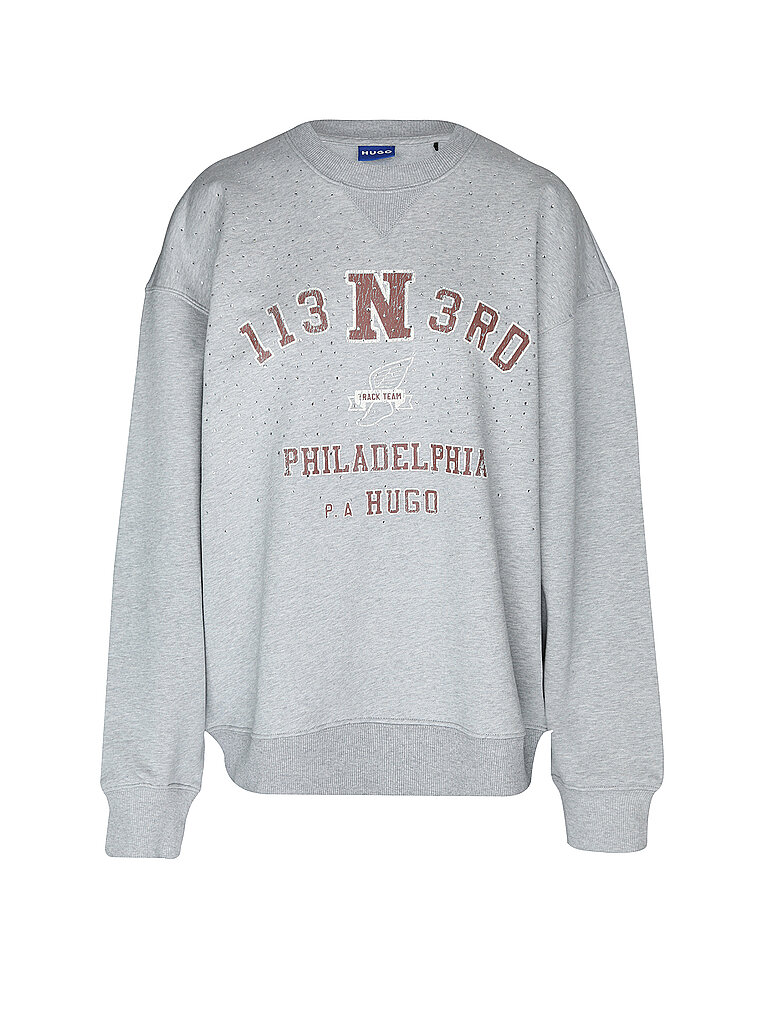 HUGO Sweater DOSTHWAITE_B grau | M