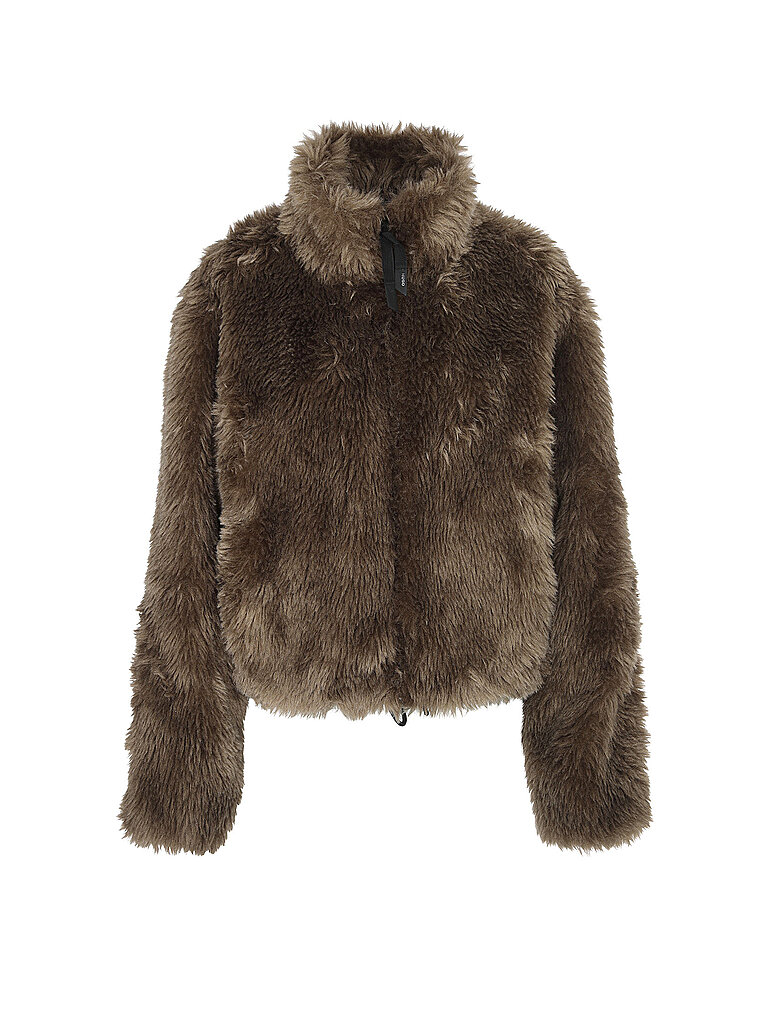 HUGO Jacke in Felloptik FELVER-1 braun | S