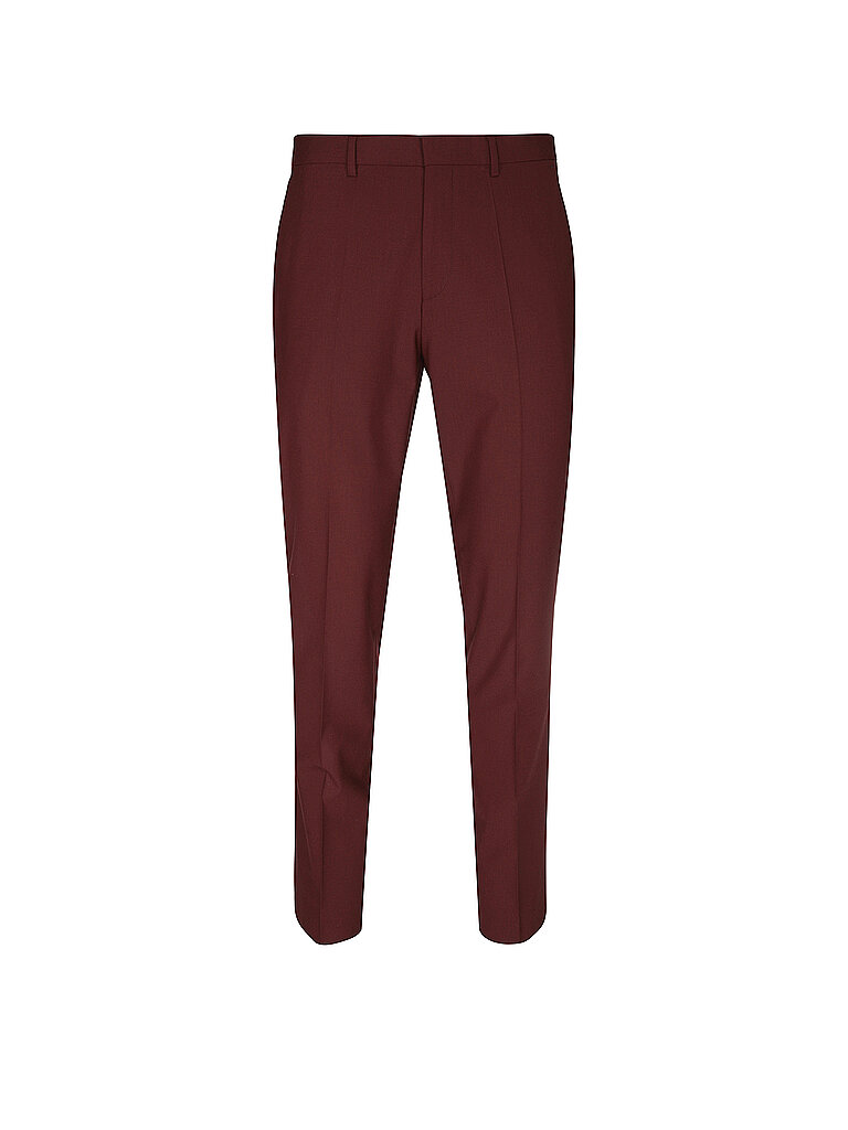 HUGO Anzughose Slim Fit HESTEN dunkelrot | 98