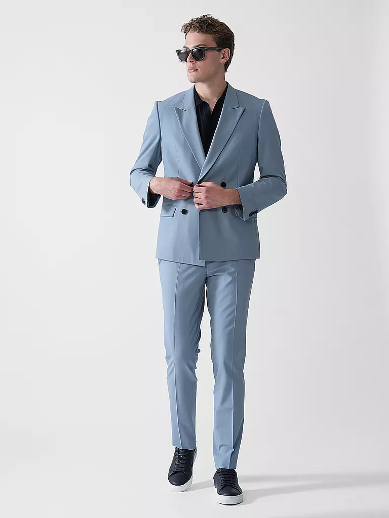 HUGO | Anzughose Slim Fit GETLIN232X  | hellblau