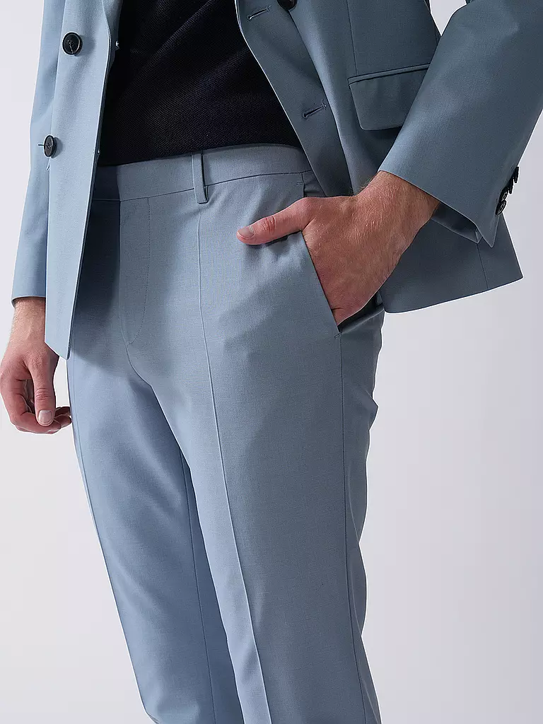 HUGO | Anzughose Slim Fit GETLIN232X  | hellblau