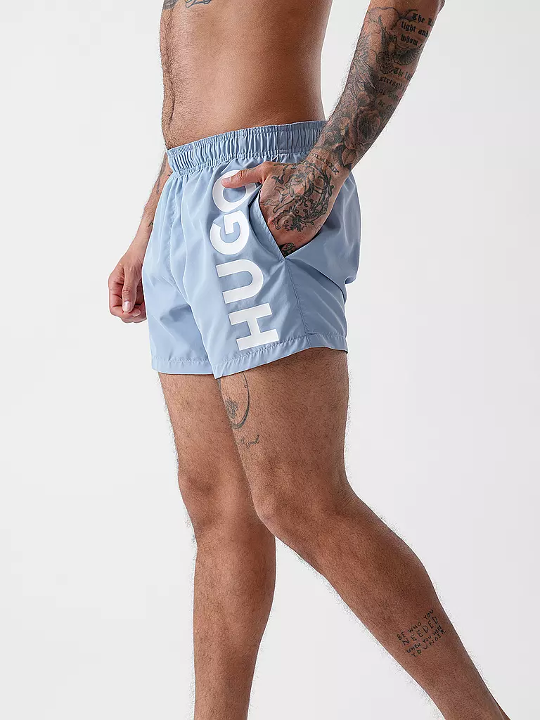 HUGO | Badeshorts ABAS | braun