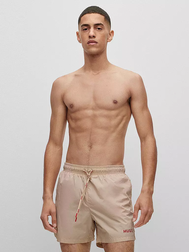 HUGO | Badeshorts HAITI | beige