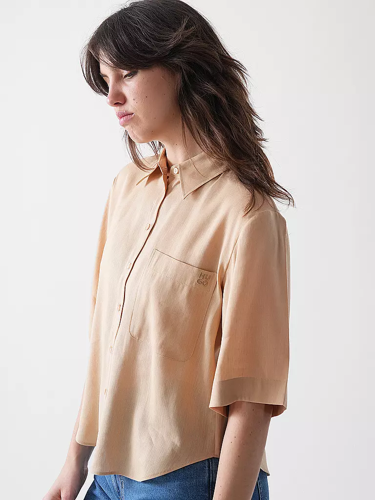 HUGO | Bluse EVONA | beige