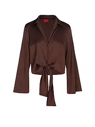 HUGO | Blusenshirt ERRIKA  | braun