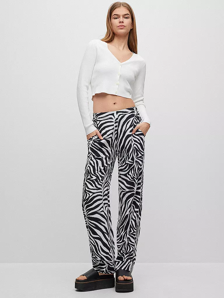 HUGO | Cardigan Cropped Fit SANDERIN | creme