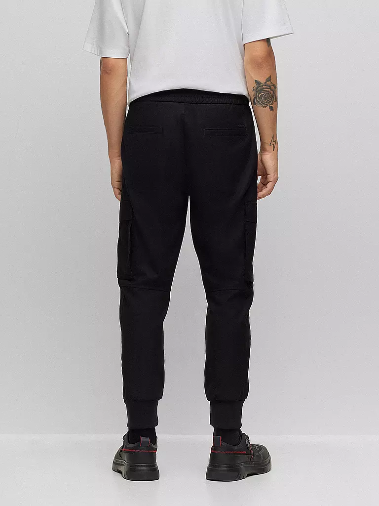 HUGO | Cargohose GLAVIN  | schwarz