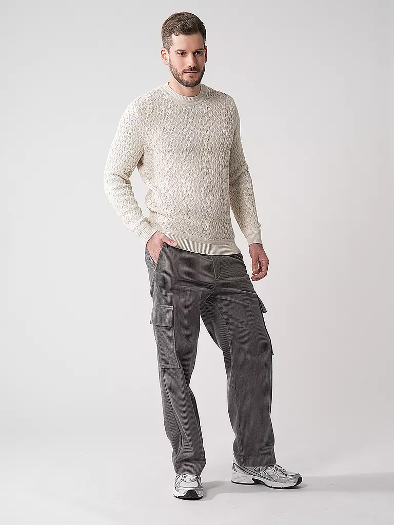 HUGO | Cargohose GRADY | grau