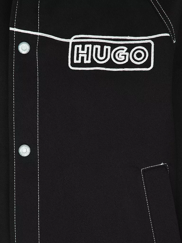 HUGO | Fieldjacket BUJO | schwarz
