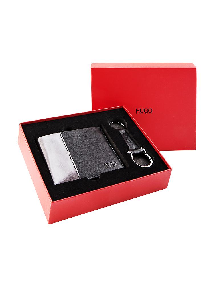 HUGO | Geschenkbox aus Geldbörse und Schlüsselanhänger | 