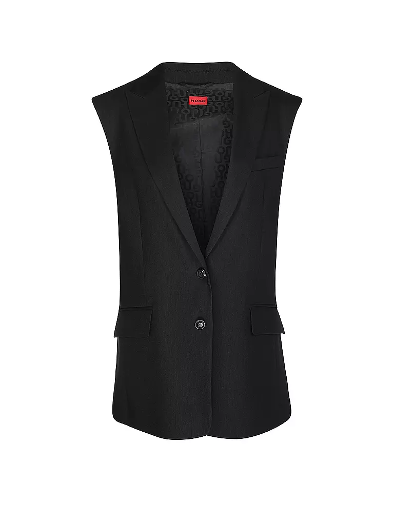 HUGO | Gilet AMISE | schwarz