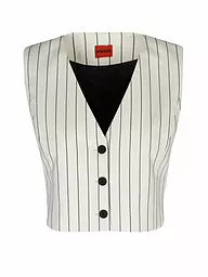 HUGO | Gilet AURIS STRIPE | creme