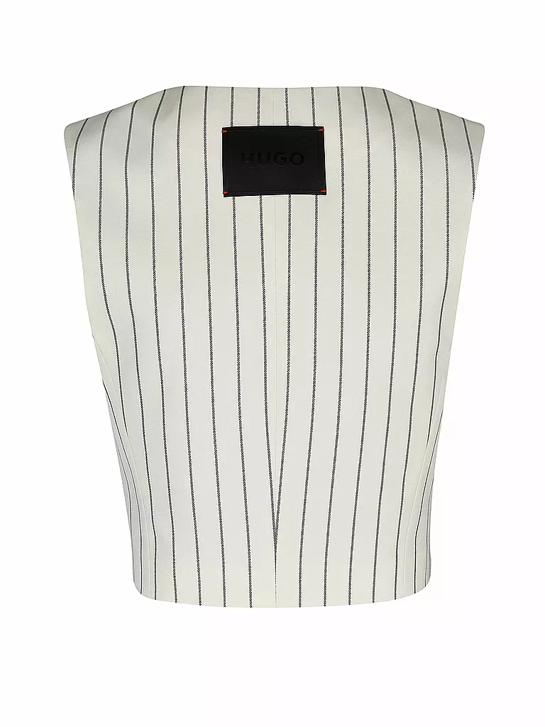 HUGO | Gilet AURIS STRIPE | creme