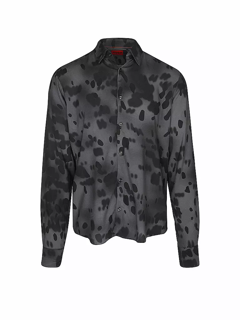 HUGO | Hemd Casual Slim Fit DALMO | grau