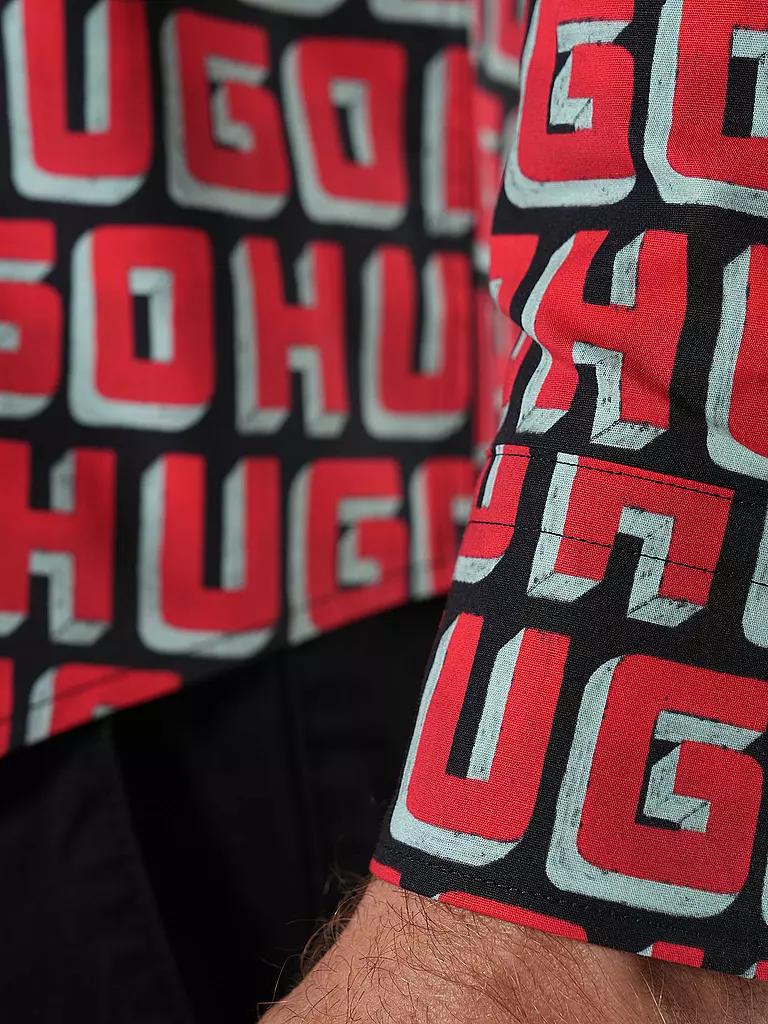 HUGO | Hemd Slim Fit ERMO  | rot