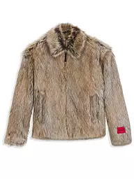 HUGO | Jacke in Felloptik BRYAN | braun