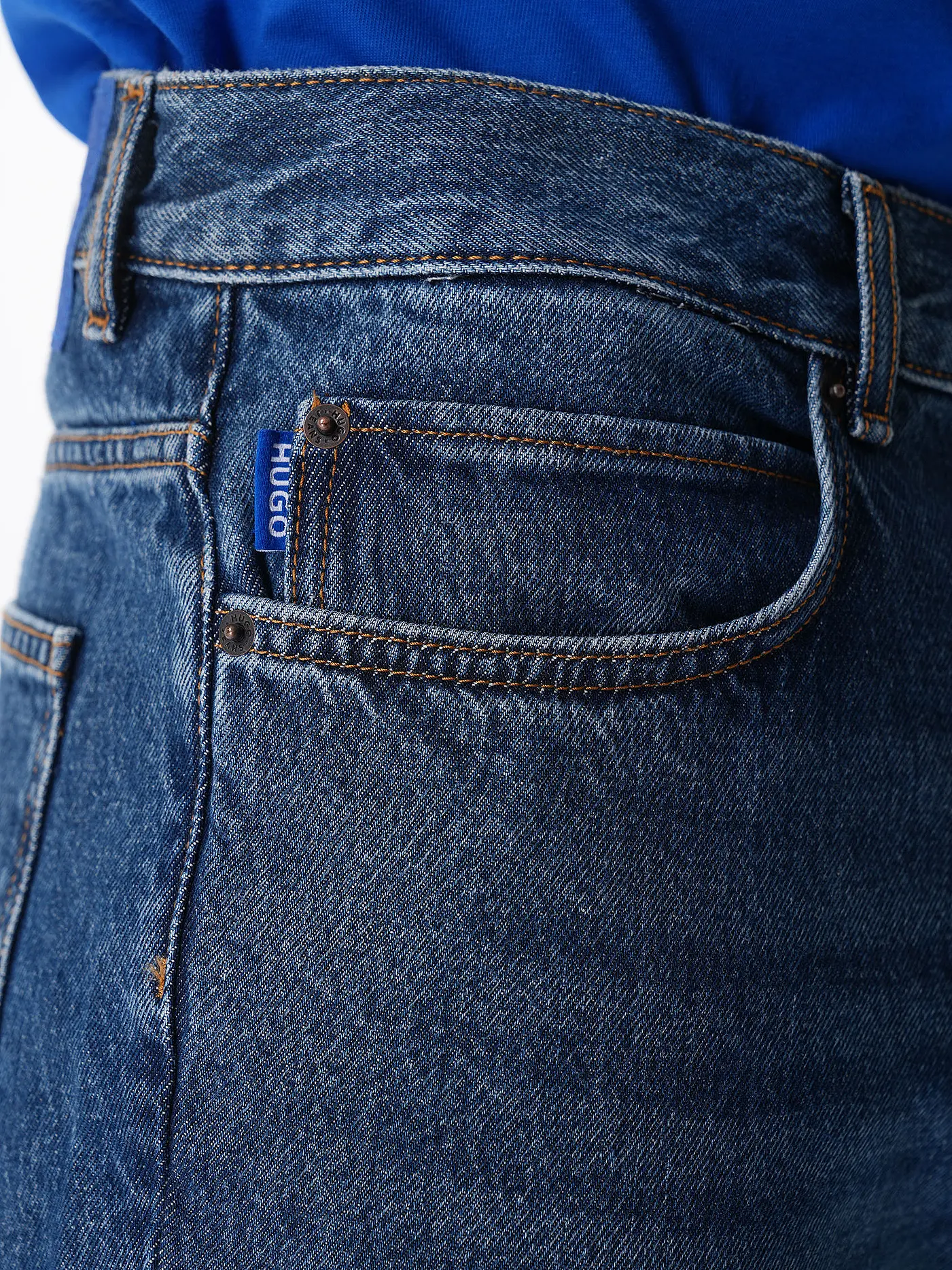 HUGO | Jeans Baggy NATE  | dunkelblau