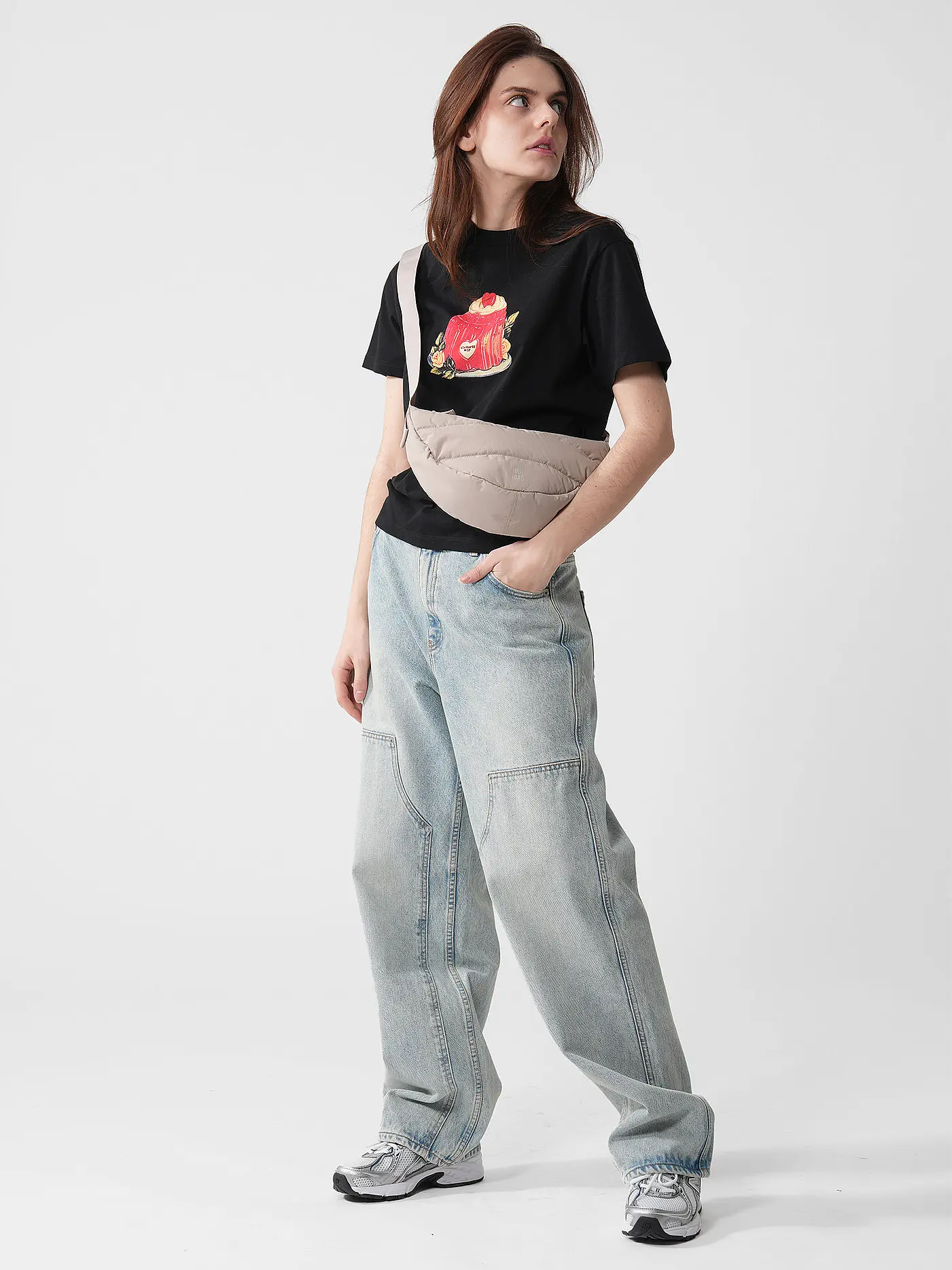 HUGO | Jeans Boyfriend Fit GETARA | hellblau