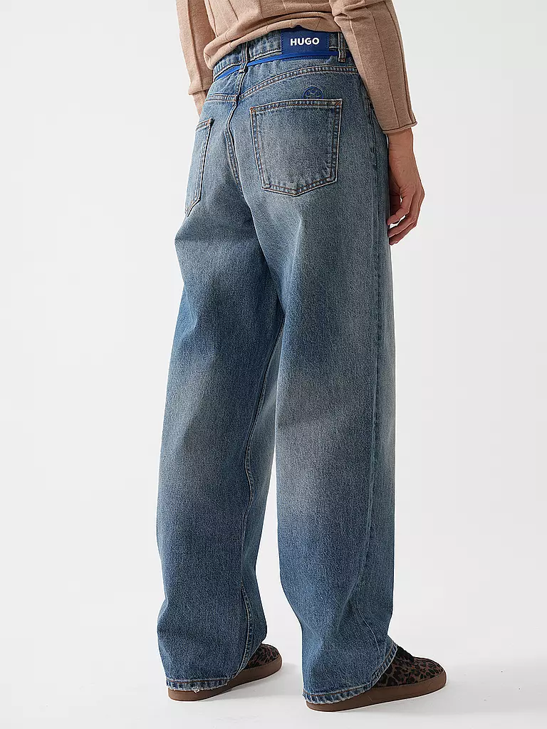 HUGO | Jeans Loose Fit LENI | blau