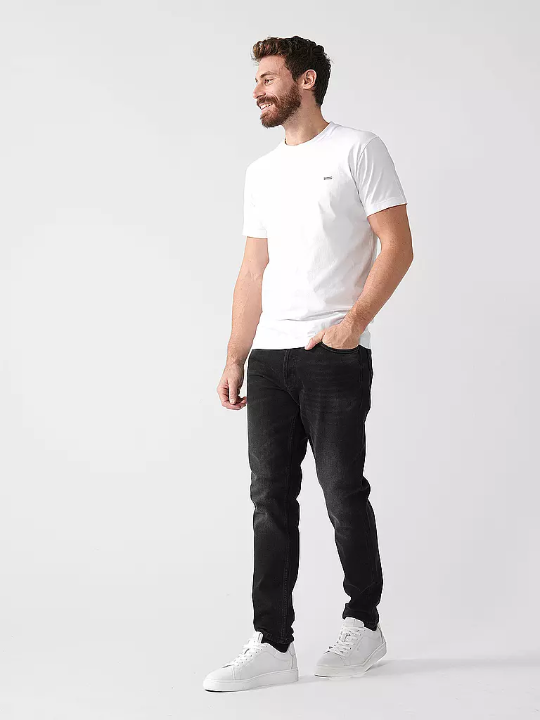 HUGO | Jeans Tapered Fit | schwarz