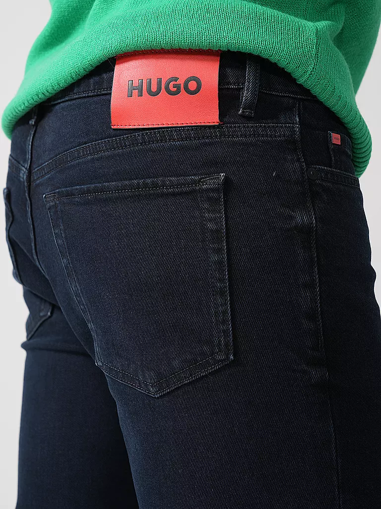 HUGO | Jeans Tapered Fit | dunkelblau
