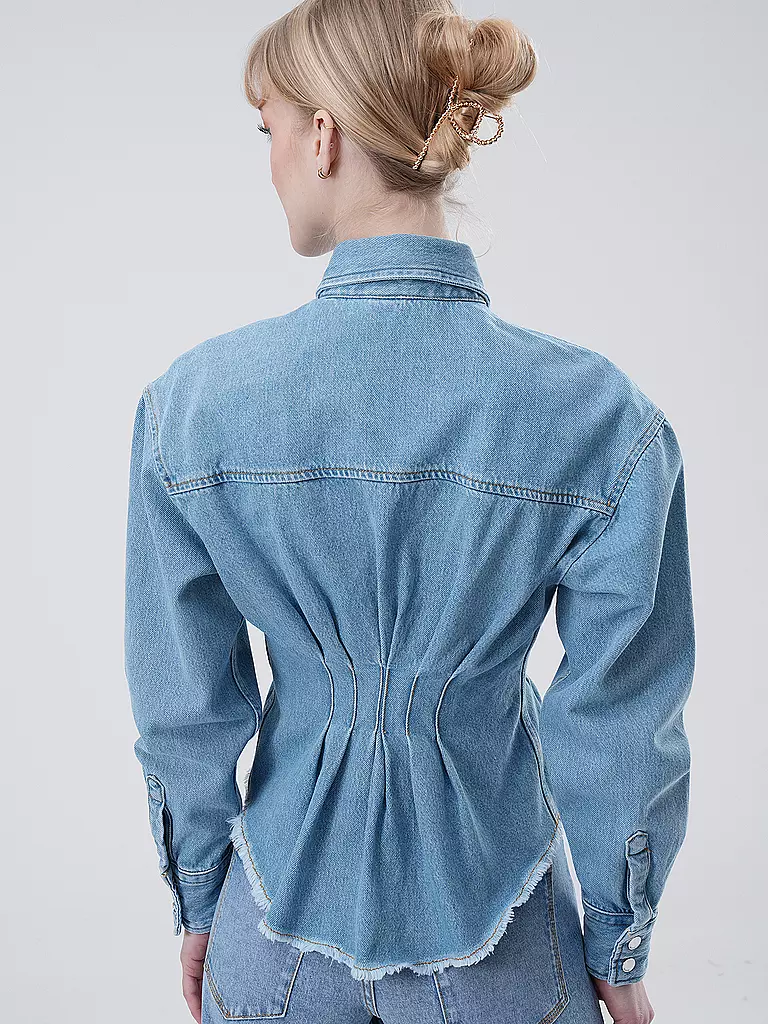 HUGO | Jeansbluse ESTELLY | blau