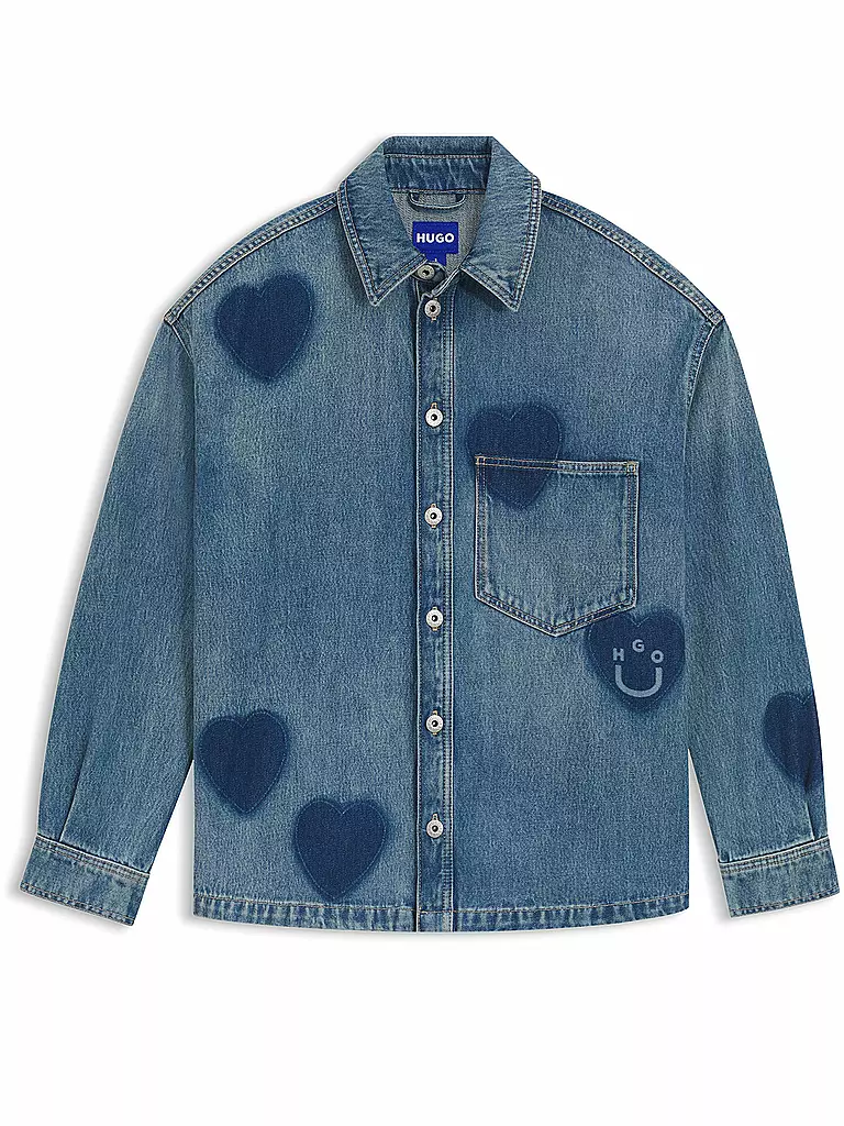 HUGO | Jeansbluse GARESA | blau