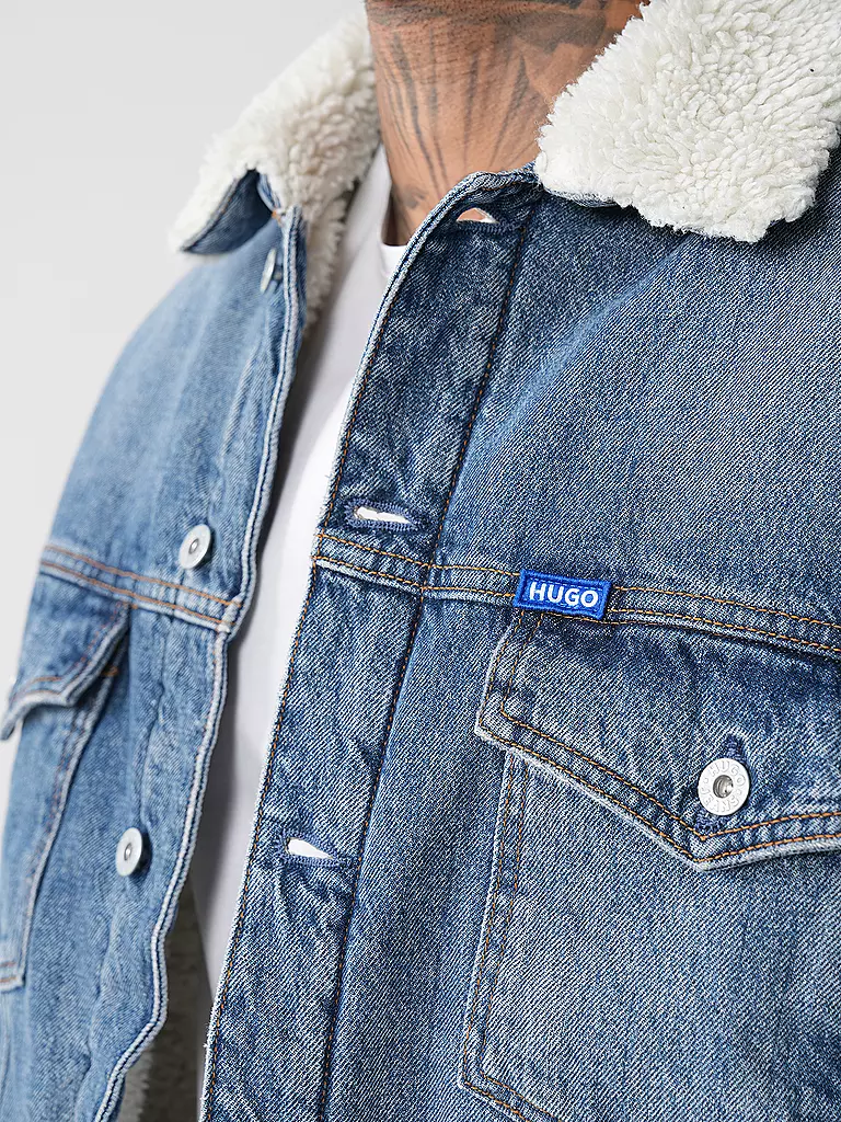 HUGO | Jeansjacke DEX | blau